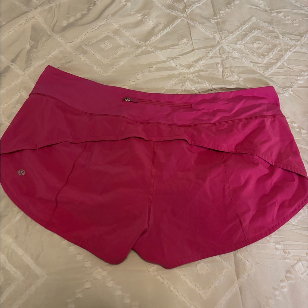 Lululemon speed up low rise lined shorts